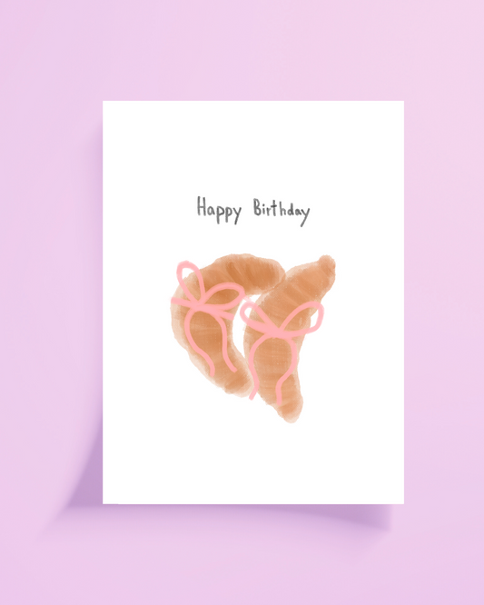 Croissant Birthday