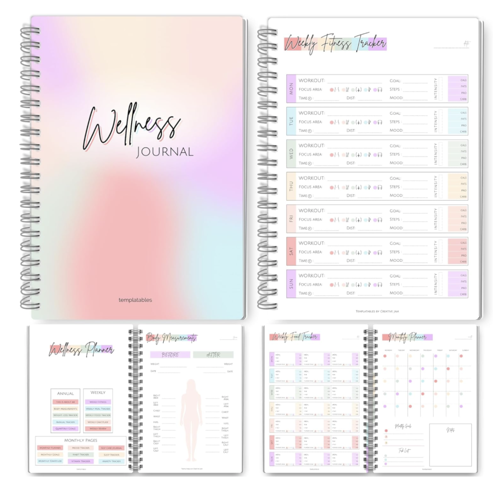 wellness journal fitness journal