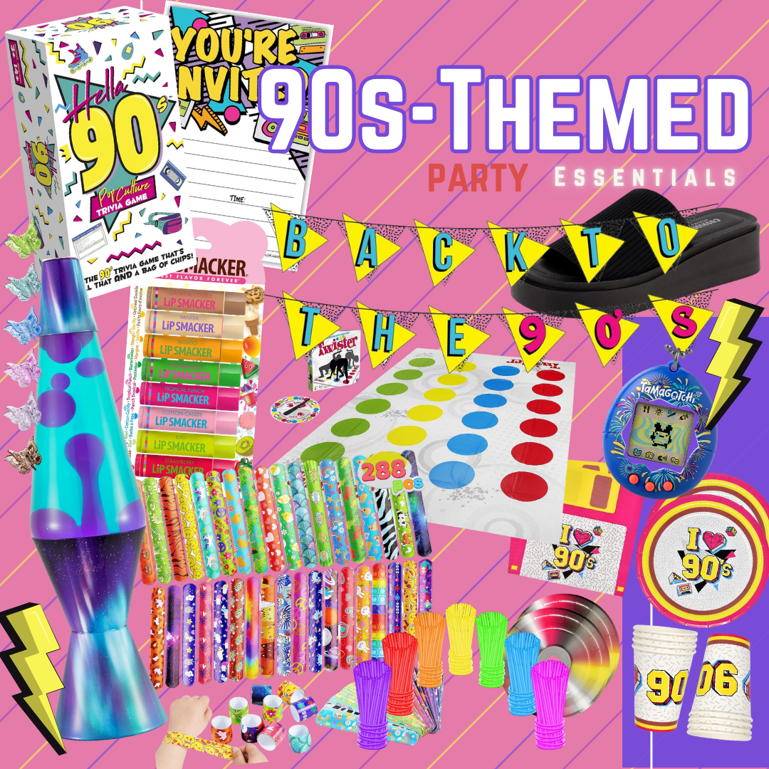 Must-Have Items For The Perfect Throwback 90s-Themed Party